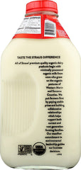 STRAUS: Organic Cream-Top Whole Milk, 64 oz