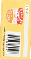 STRAUS: Organic Lightly Salted European Style Butter, 1 lb