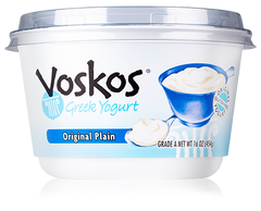 VOSKOS: Original Plain Greek Yogurt, 16 oz