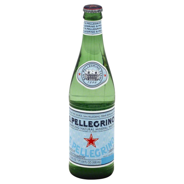 SAN PELLEGRINO: Sparkling Natural Mineral Water, 16.9 oz