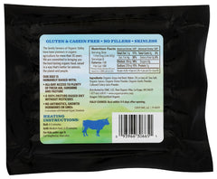 ORGANIC PRAIRIE: Organic Uncured Grass Fed Beef Hotdog, 10 oz