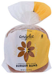 ANGELIC BAKEHOUSE: Seven Sprouted Whole Grains Burger Buns, 16 oz