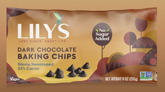 LILYS SWEETS: Dark Chocolate Premium Baking Chips, 9 oz
