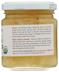 THE GINGER PEOPLE: Organic Pickled Sushi Ginger, 6.7 oz