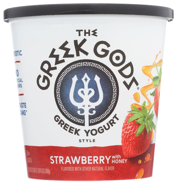 THE GREEK GODS: Strawbeery with Honey Greek Style Yogurt, 24 oz