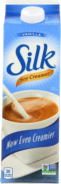 SILK: Soymilk Creamer Vanilla, 32 oz