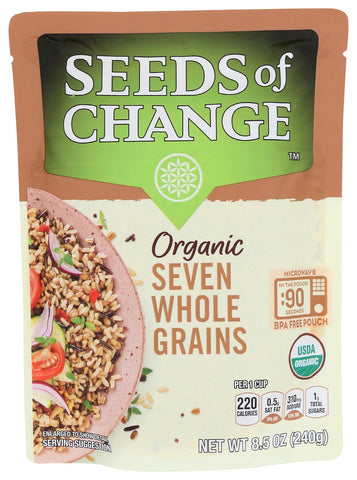 SEEDS OF CHANGE: Organic Seven Whole Grains, 8.5 oz