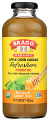 BRAGG: Organic Honey & Green Tea Apple Cider Vinegar Refreshers, 16 oz