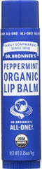 DR BRONNER'S: Organic Peppermint Lip Balm, 0.15 oz