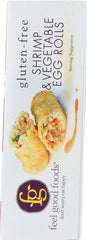 FEEL GOOD FOODS: Gluten Free Shrimp & Vegetable Egg Rolls, 9 oz