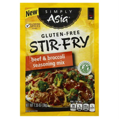 SIMPLY ASIA: Seasoning Beef Broccoli Gluten Free Stirfry, 1.35 oz