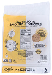 ANGELIC BAKEHOUSE: 7 Sprouted Whole Grains 7-Grain Wraps, 9 oz