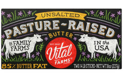 VITAL FARMS: Pasture-Raised Unsalted Butter, 8 oz