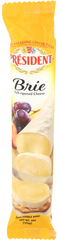 PRESIDENT: Soft Ripened Brie Cheese Log, 6 oz