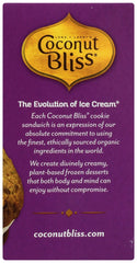 LUNA & LARRYS COCONUT BLISS: Organic Vanilla Cookie Sandwich, 5.25 fl oz