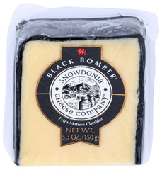 SNOW DONIA: Black Bomber Cheddar Cheese, 5.3 oz