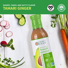 CHOSEN FOODS: Tamari Ginger Dressing, 12 oz