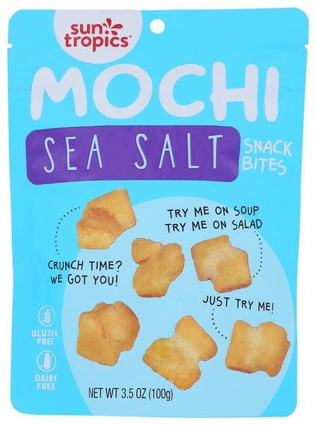 SUN TROPICS: Sea Salt Mochi Snack Bites, 3.5 oz