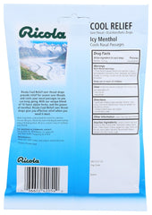 RICOLA: Cool Relief Icy Menthol Drops, 19 pc