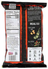 FOOD SHOULD TASTE GOOD: All Natural Tortilla Chips Jalapeno, 5.5 oz
