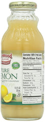 LAKEWOOD: Organic Pure Juice Lemon, 12.5 oz