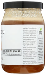 MADHAVA: Organic Very Raw Honey, 22 oz