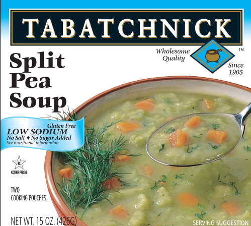 TABATCHNICK: Split Pea Soup Low Sodium, 15 oz