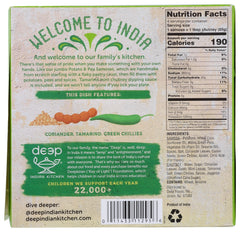DEEP INDIAN KITCHEN: Potato and Pea Samosas, 11 oz