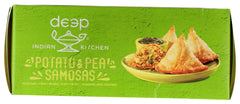 DEEP INDIAN KITCHEN: Potato and Pea Samosas, 11 oz