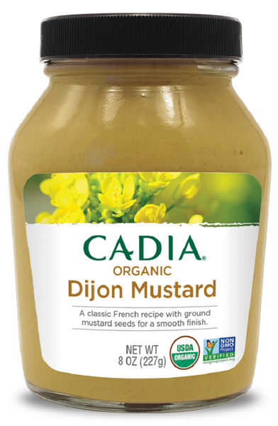 CADIA: Organic Dijon Mustard, 8 oz