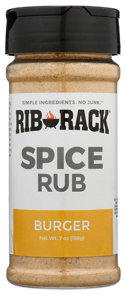 RIB RACK: Spice Rub Burger, 7 oz