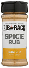 RIB RACK: Spice Rub Burger, 7 oz