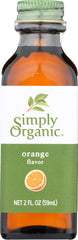 SIMPLY ORGANIC: Orange Flavor, 2 oz