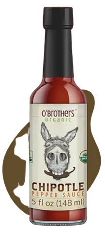 O'BROTHERS: Organic Chipotle Habanero Pepper Sauce, 5 oz