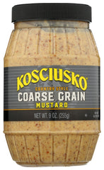 KOSCIUSKO: Country Style Course Grained Mustard, 9 oz