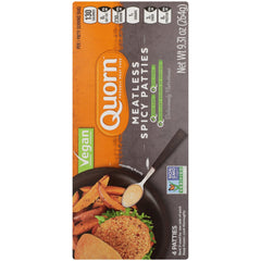 QUORN: Meatless Spicy Patties, 9.31 oz