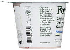FORAGER: Blueberry Organic Cashewgurt, 5.30 oz