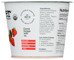 FORAGER: Strawberry Organic Cashewgurt, 5.30 oz