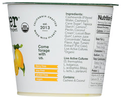 FORAGER: Lemon Organic Cashewgurt, 5.30 oz