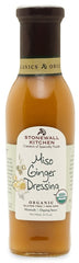 STONEWALL KITCHEN: Organic Miso Ginger Dressing, 11 fo