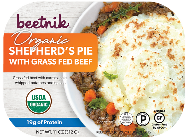 BEETNIK FOODS: Shepherd’s Pie with Grass Fed Beef, 10 oz