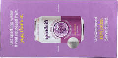 SPINDRIFT: Blackberry Sparkling Water 8 Pack, 96 fo