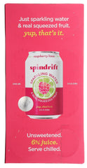 SPINDRIFT: Raspberry Lime Sparkling Water 8 Pack, 96 fo