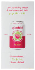 SPINDRIFT: Raspberry Lime Sparkling Water 8 Pack, 96 fo