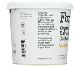 FORAGER: Vanilla Organic Cashewgurt, 24 oz