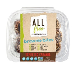 ALLFREE: Brownie Bites Espresso Caramel, 10 oz