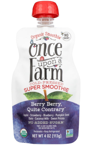 ONCE UPON A FARM: Berry Berry Quite Contrary Super Smoothie, 4 oz