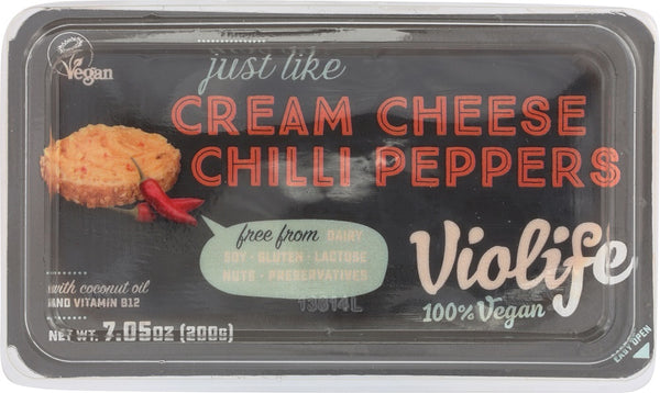 VIOLIFE: Just Like Cream Cheese Chili Peppers, 7.05 oz