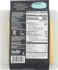 VIOLIFE: Just Like Smoked Provolone Slices Cheese, 7.05 oz