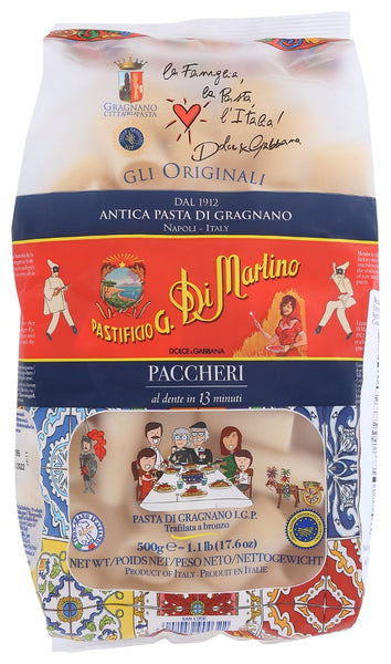 PASTIFICIO G. DI MARTINO: Paccheri Pasta, 500 gm